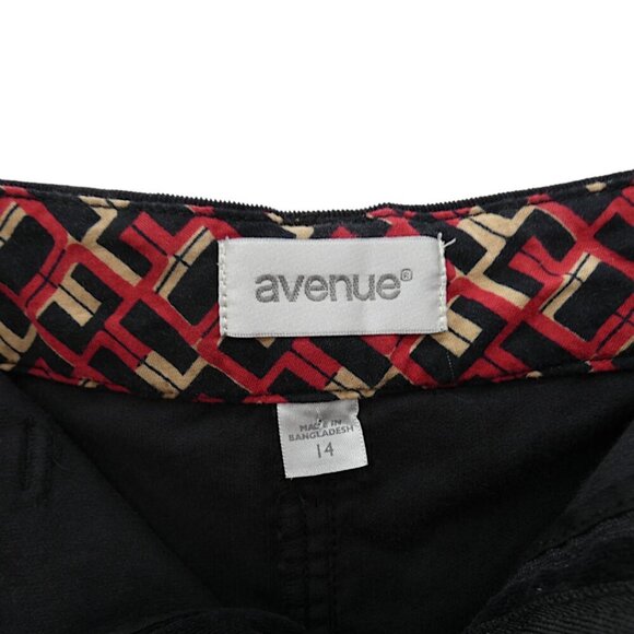 NWOT Avenue Black Corduroy Pencil Skirt 14 – Workwear Back to School Classic - Picture 5 of 6